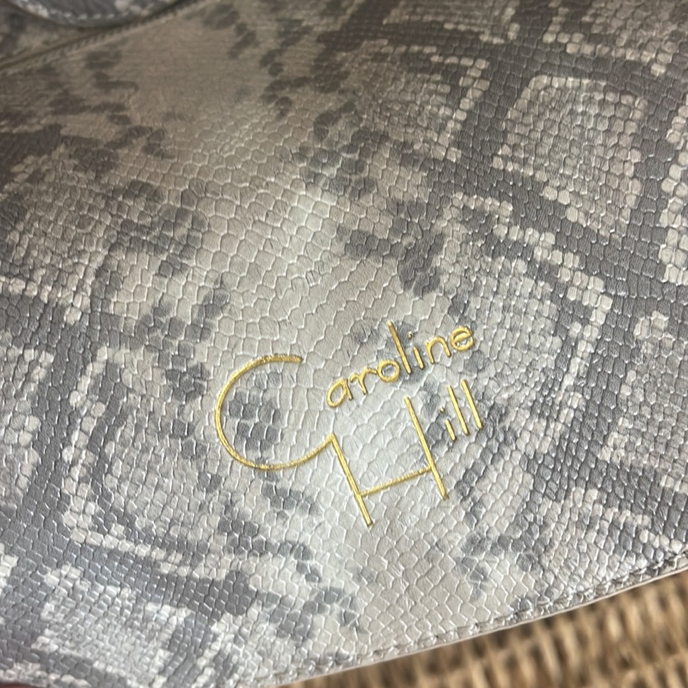 Snakeskin shoulder bag